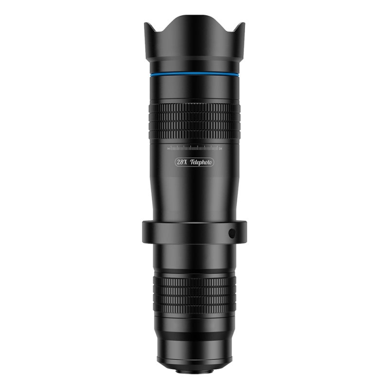 28X Telephoto Lens HD Optical Glass - Individual Focus Capacity Mobile Photography for Outdoor Adventures Bird Watching Travel Photography - Image 1