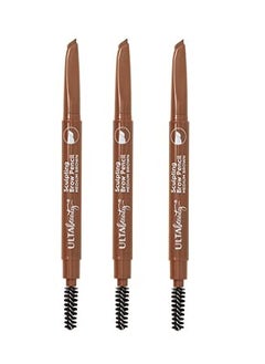 Ulta Beauty Ulta Beauty Sculpting Brow Pencil Soft Brown Size 001 oz  Pack of 3 