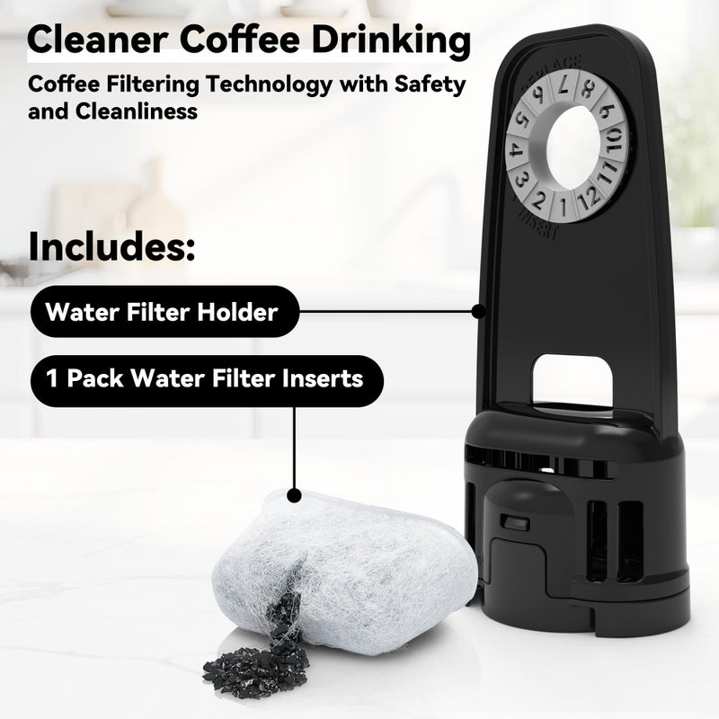 brikinte Water Filter Replacement & Water Filter Holder Compatible with Ninja Espresso Machine, Easy Installation Accessories for Ninja ES701 ES601 - Image 3