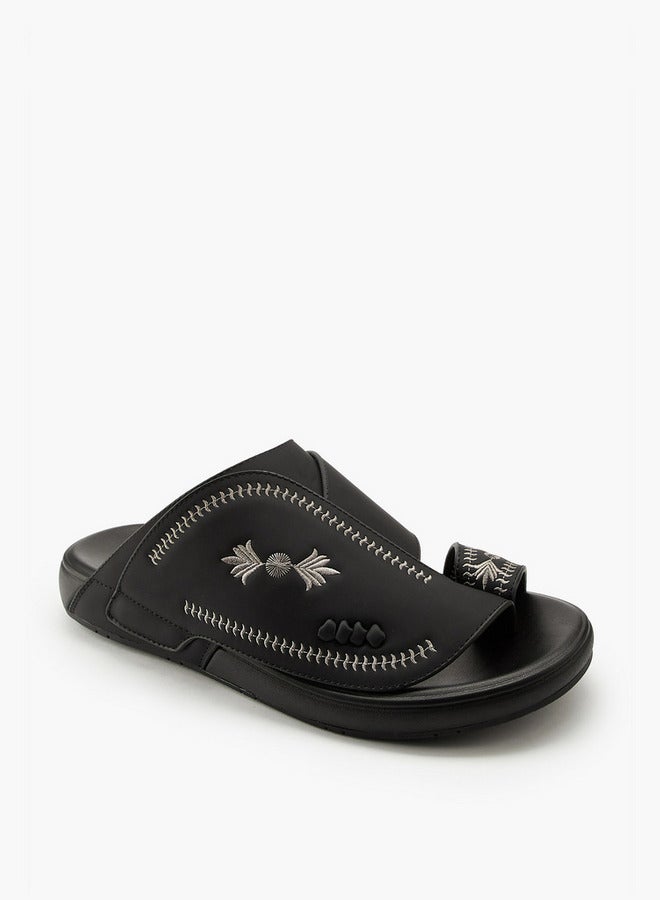 دوتشيني صنادل رجالية مطرزة عربية سهلة الارتداء - Image 3