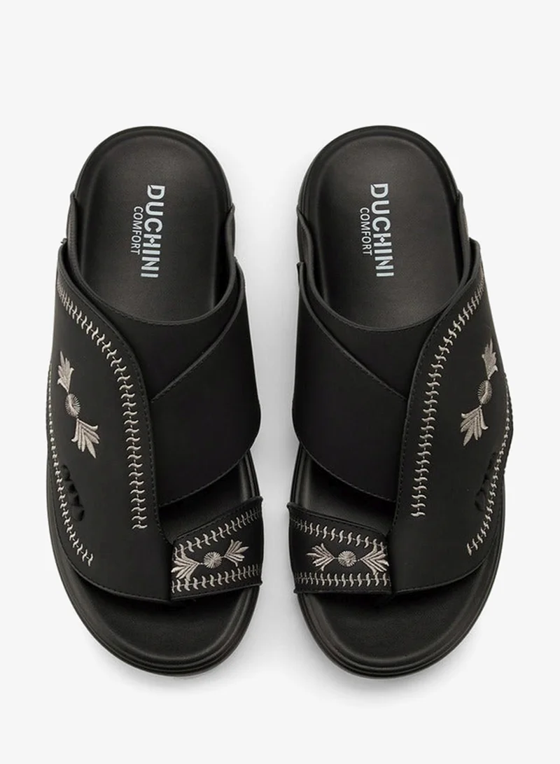 دوتشيني صنادل رجالية مطرزة عربية سهلة الارتداء