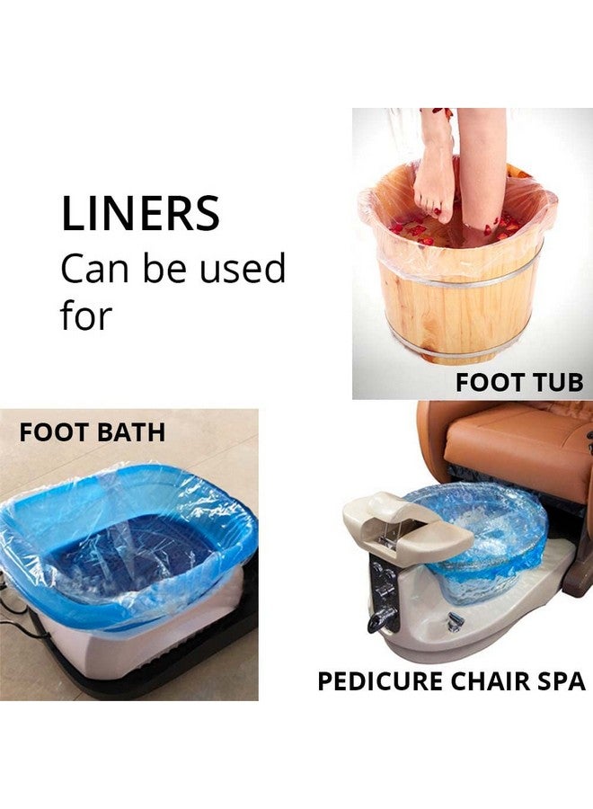 Karlash A By Karlash Ultra Premium Spa Disposable Liners One Size Fits Most Pedicure Spa 100Pcs (100 Count (Pack Of 1))  - Image 2