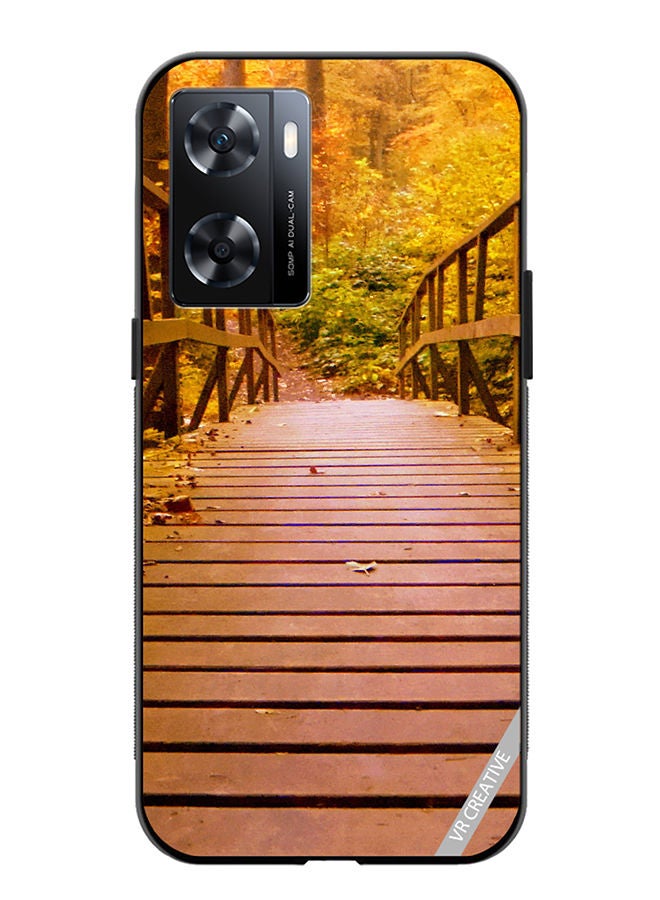 VR CREATIVE Protective Case Cover For OnePlus Nord N20 SE Bridge To The Jungle Design Multicolour - Image 1