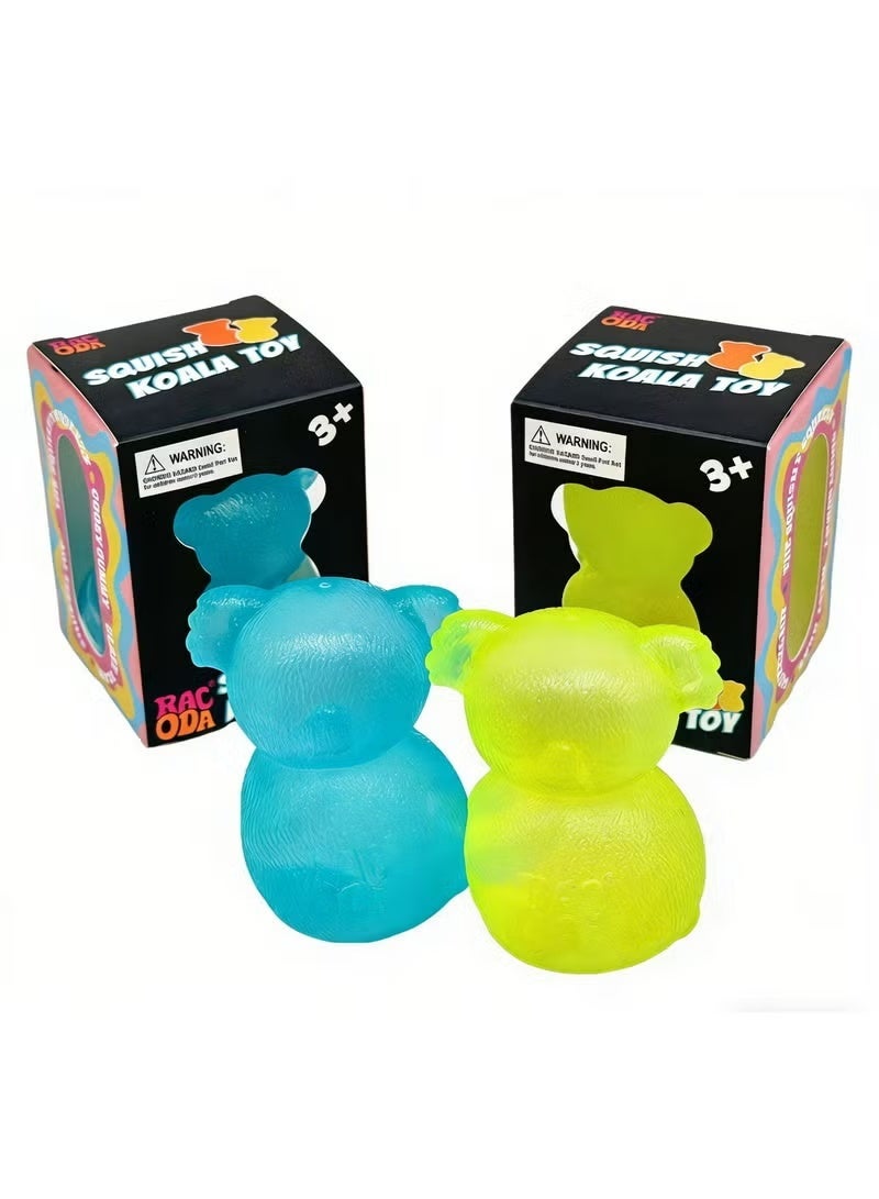 Schylling Squishy Gummy Bunny & Koala Sensory Fidget Toy (Squeezable) - Image 2