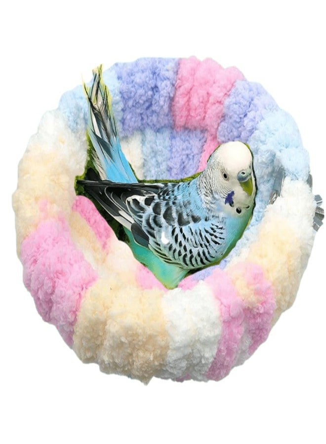 Copfeu Bird Nest for All Seasons, Bird Cage Nest for Parrot, Parakeets, Lovebirds, Cockatiels, Budgies, Conures, Quaker, Small and Medium Birds (Large,Colorful)
