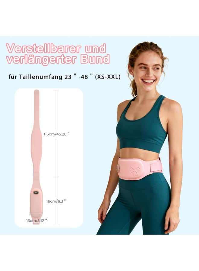 Heating Belt for Stomach and Back, Wireless USB Electric Heat Pad, Double Heating Design, 125 cm Adjustable Wrap for Daily Comfort - Image 4