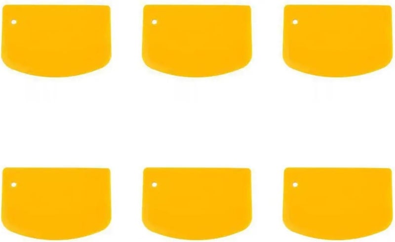 Dough Scraper 24PCS Spatula Good Temperature Resistance Cake Cream Baked Bread Household Products Dough Scraper Cream Scraper For Cooking Baking Scraping(Style C 24pcs) - Image 1