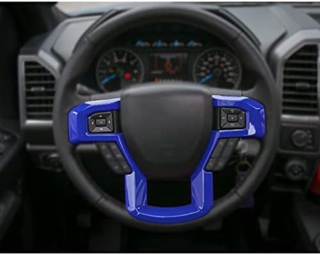 Keptrim for F-150 ABS Carbon Fiber Steering Wheel Cover Trim for 2015 2016 2017 2018 2019 2020 Ford F150, for 2017-2022 F250 F350, for 2018-2021 Ford  Expedition - Image 4