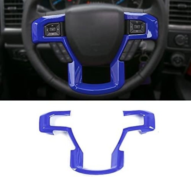 Keptrim for F-150 ABS Carbon Fiber Steering Wheel Cover Trim for 2015 2016 2017 2018 2019 2020 Ford F150, for 2017-2022 F250 F350, for 2018-2021 Ford  Expedition - Image 3