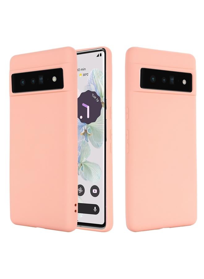 زبون جراب لهاتف Google Pixel 7 Pro مصنوع من السيليكون السائل المقاوم للصدمات بلون نقي - Image 2