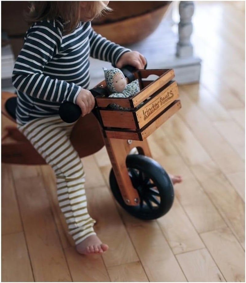 Kinderfeets Wooden Crate Bike Basket - Image 2