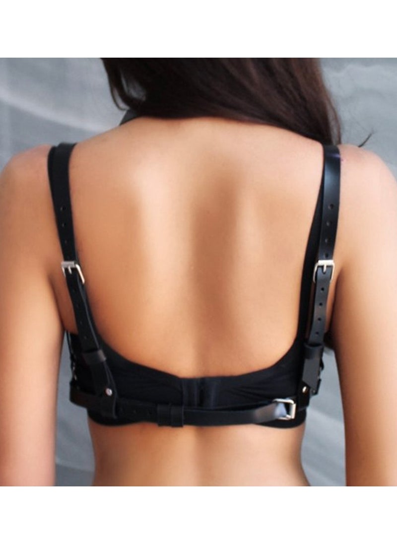 Generic Black Leather Belt Restraint Belt  - Image 2