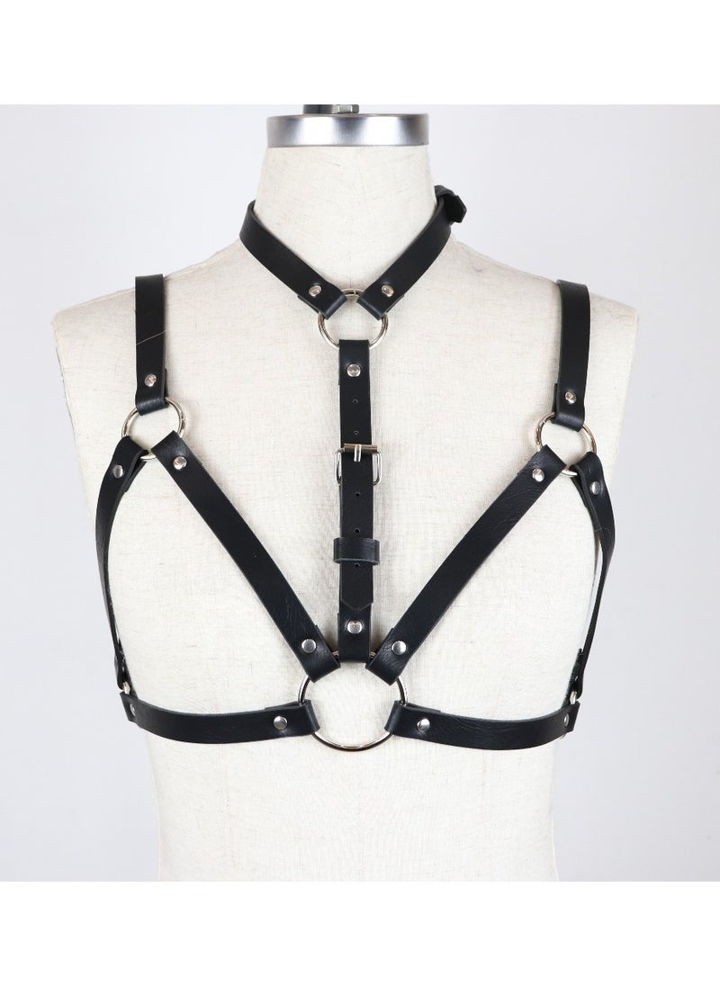 Generic Black Leather Belt Restraint Belt  - Image 4