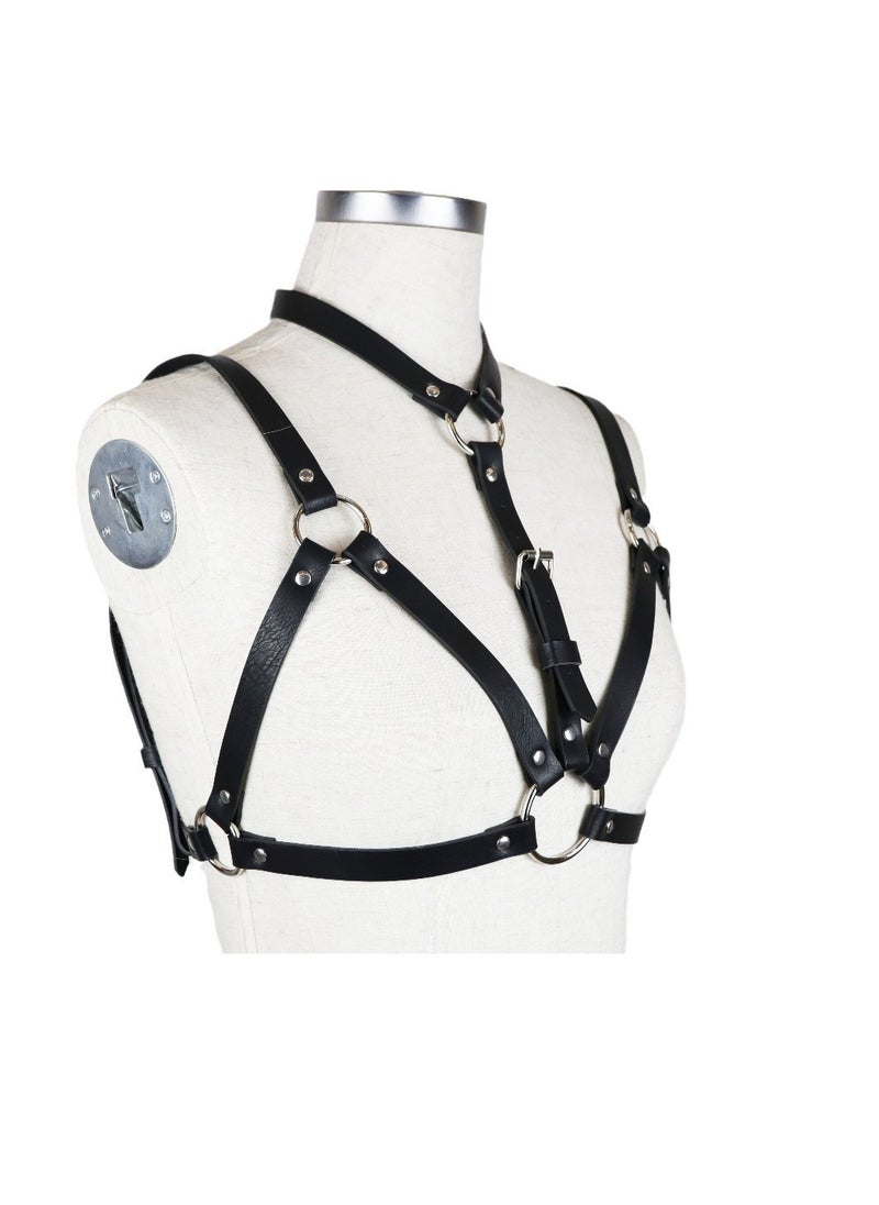 Generic Black Leather Belt Restraint Belt  - Image 3