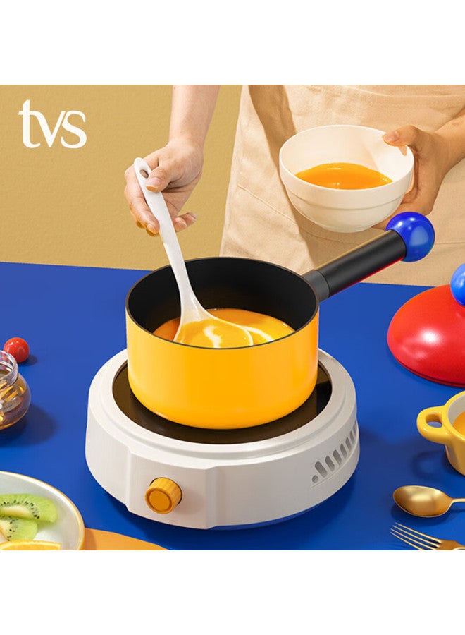Tvs Italian Imported Small Milk Pot Children's Baby Food Pot Instant Noodle Pot High-quality Non-stick Pot Compatible With Gas And Induction Cookers - Image 1