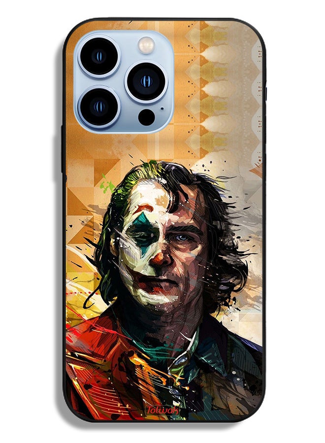 Tolwak Apple iPhone 13 Pro Protective Case Joker Paint Art - Image 2