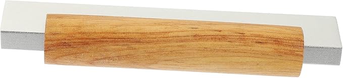 Solid Wood Drawer Pull Handle 12X2 6CM Silver for Cabinet Door Wardrobe Kitchen Dresser - Image 1