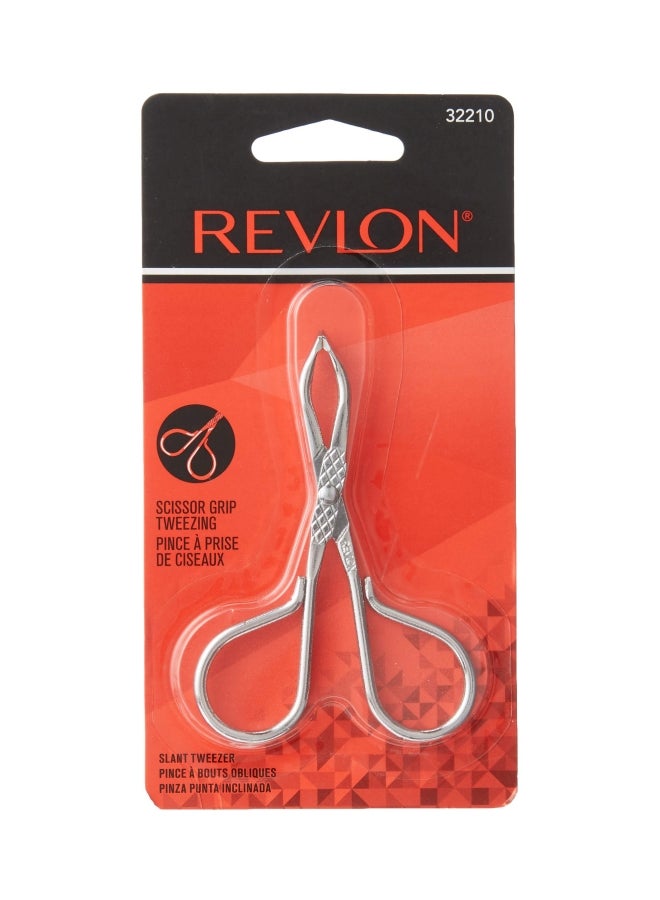 Revlon Slant Tip Tweezer Silver - Image 2