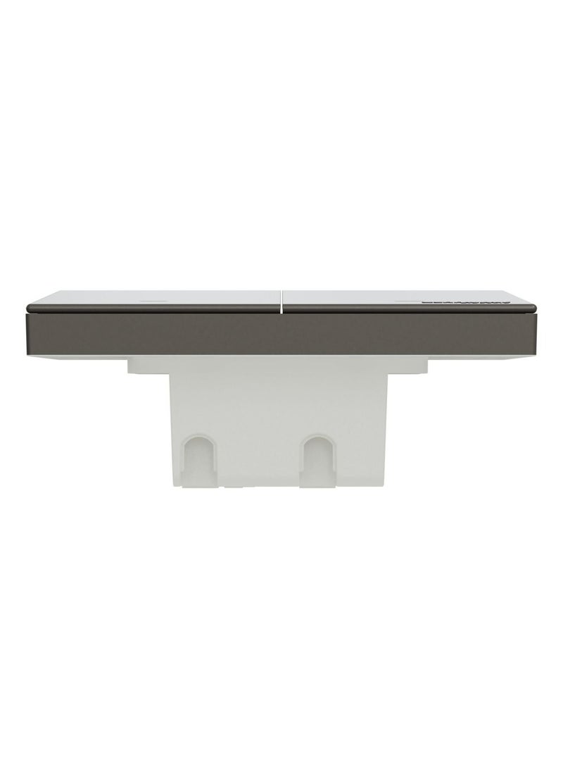 Schneider Electric Schneider Electric Avataron C Switch With Fluorescent Locator E8732L1F_DG, 2 Gang, 16Ax Dark Grey 250 V 1 Way  - Image 4