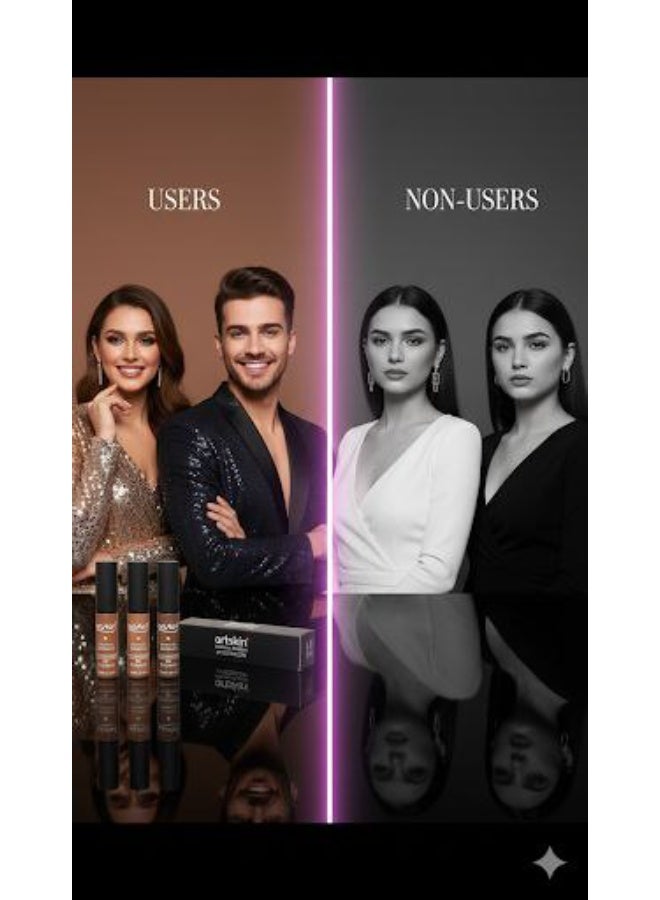 ARTSKIN Natural Minerals Waterproof 3D Eyebrow – 3-Piece Brow Set (3 × 9 ml) - Image 4