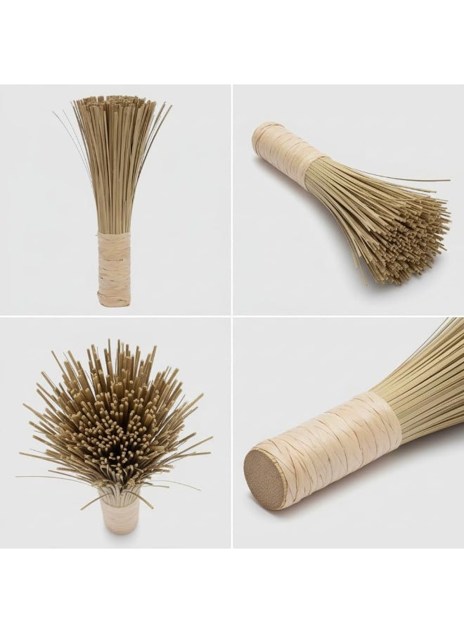 Bluejw 12-Inch Bamboo Wok Brush, Flat Brush, Kitchen Cleaning Brushes for Scrubbing and Cleaning Cooking Pots, Pans and Grilling Utensils - Image 5