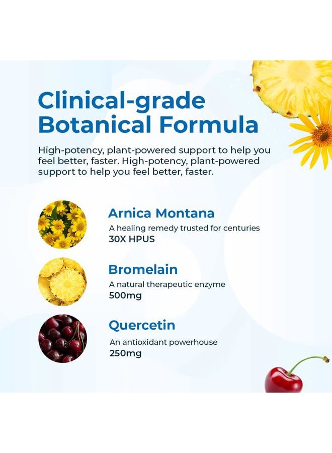 VitaMedica Arnica and Bromelain Blister Packs Bundle | for Post Surgery and Muscle Recovery | Bruise Relief | Plant Based Natural Formulas | 2 Product Bundle for Healing Support | 5 Day Supply - Image 4