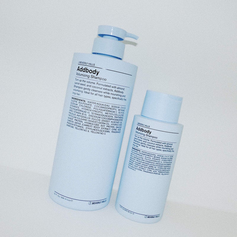 J Beverly Hills Blue Addbody Volumizing Shampoo with Vitamin E Oil for Strong Hair, 12 Oz - Image 3