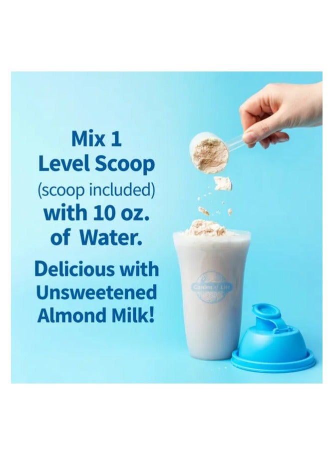 جاردن أوف لايف وجبة عضوية خام من جاردن أوف لايف، مخفوق نباتي بديل للوجبات 22 جرام، بروتين خالٍ من السكر والغلوتين، نكهة الفانيليا 1 رطل - Image 4