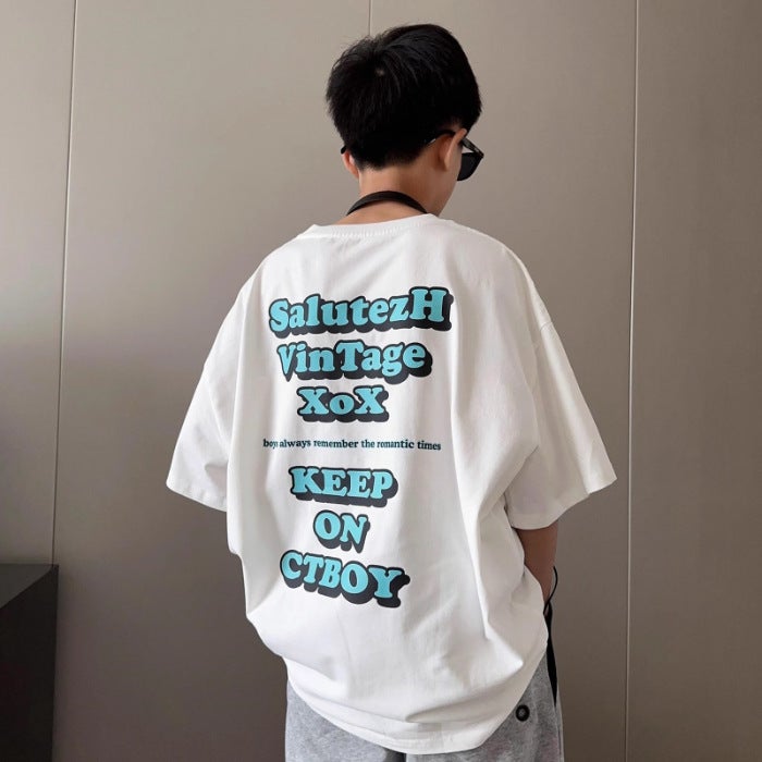 Boys' Short-Sleeved T-Shirt 2026 Style Baby Pure Cotton Half-Sleeved Korean Style Children'S Cartoon Top Trendy - Image 1