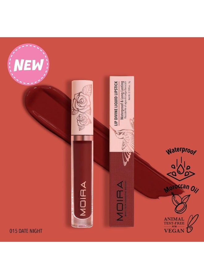 moira Lip Divine Liquid Lipstick (015, Date Night) - Image 3