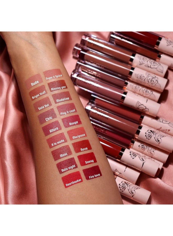 moira Lip Divine Liquid Lipstick (015, Date Night) - Image 4