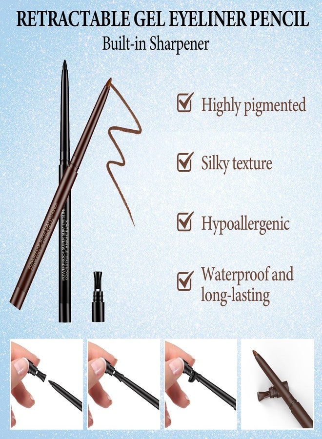 MUREND 2PCS Black Mascara for Older Women 60 Plus and Eyeliner Pencil Set,Mascara Volume and Length for Mature Women,Cream Eye Liner Gel Pencil,Waterproof Smudge Proof Long Lasting - Image 5