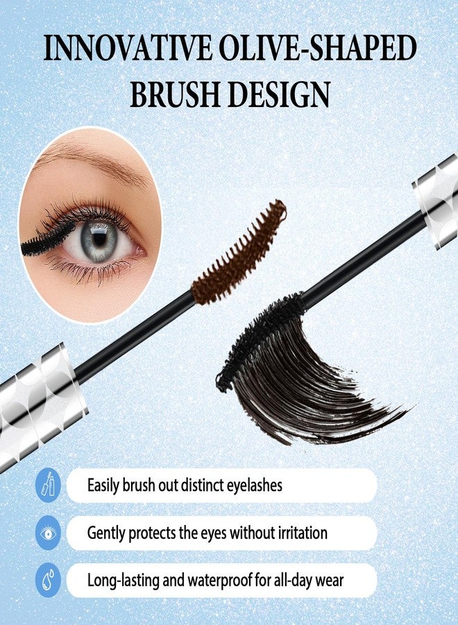 MUREND 2PCS Black Mascara for Older Women 60 Plus and Eyeliner Pencil Set,Mascara Volume and Length for Mature Women,Cream Eye Liner Gel Pencil,Waterproof Smudge Proof Long Lasting - Image 4