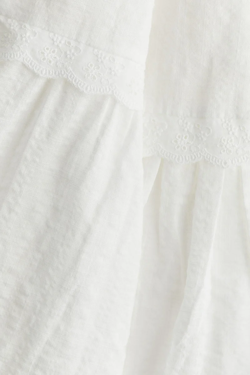 اتش اند ام فستان برباط