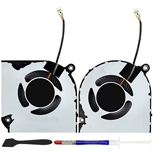 S-Union New CPU+GPU Cooling Fan Replacement for Nitro 5 AN515-43, AN515-54, AN517-51, Acer Nitro 7 AN715-51 Series Game Laptop (with Thermal Paste and Spatula) - Image 1