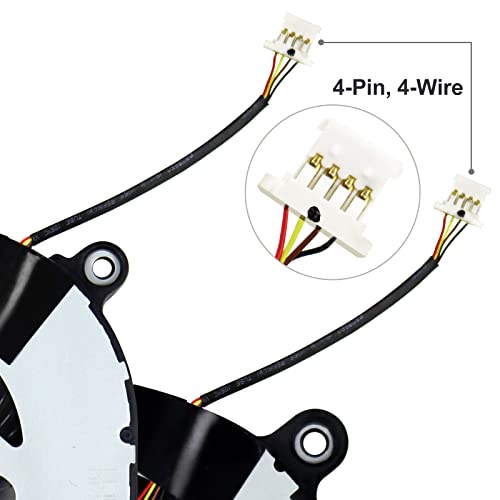 S-Union New CPU+GPU Cooling Fan Replacement for Nitro 5 AN515-43, AN515-54, AN517-51, Acer Nitro 7 AN715-51 Series Game Laptop (with Thermal Paste and Spatula) - Image 3