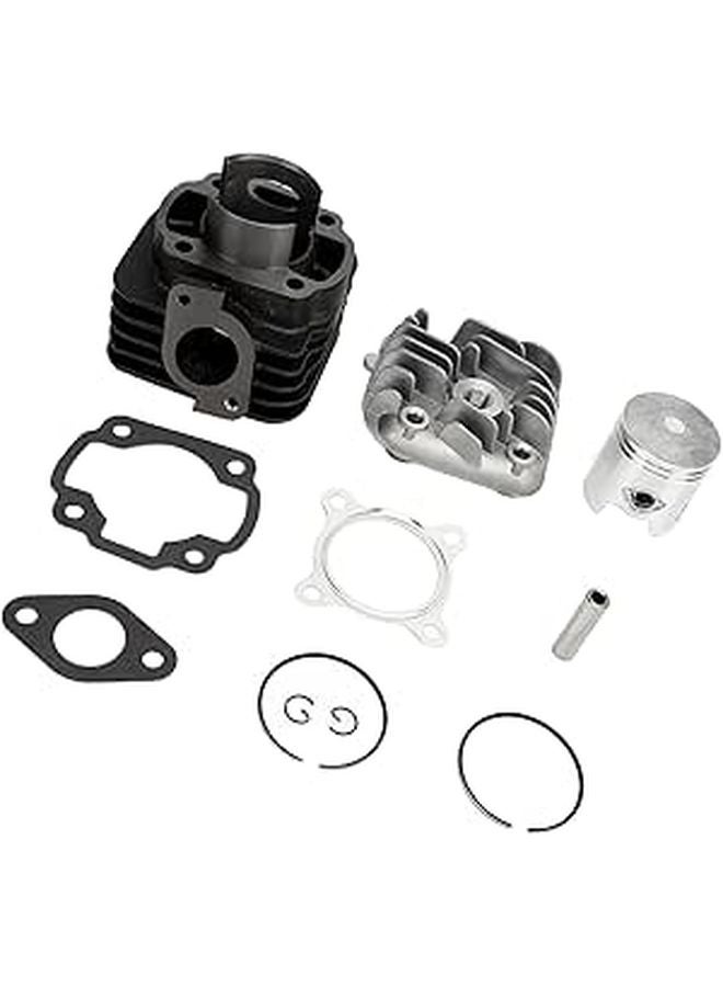 47mm Bore Aluminum Alloy Top End Piston Kit for 2 Stroke Engine Performance Upgrade - Image 1