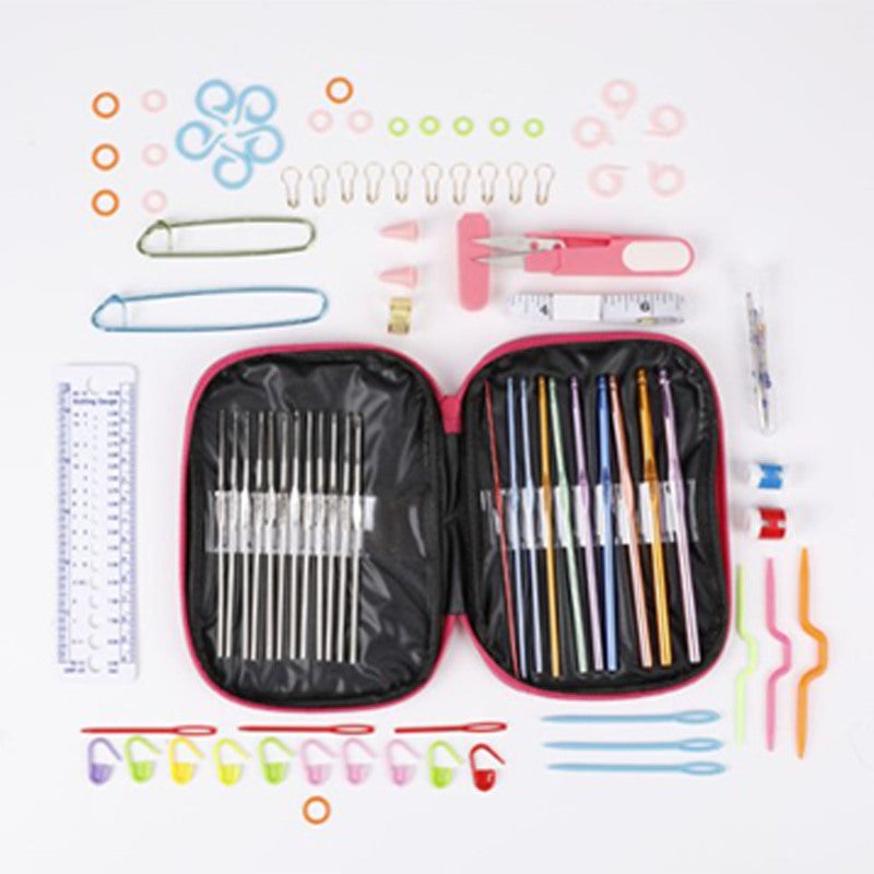 Ergonomic Crochet Hooks Set: 12pcs Colorful Smooth Hooks With Storage Bag - Portable Hand Fatigue Reducing Knitting Tools For Diy Crafts, Home Knitting Beginners & Enthusiasts - Image 5