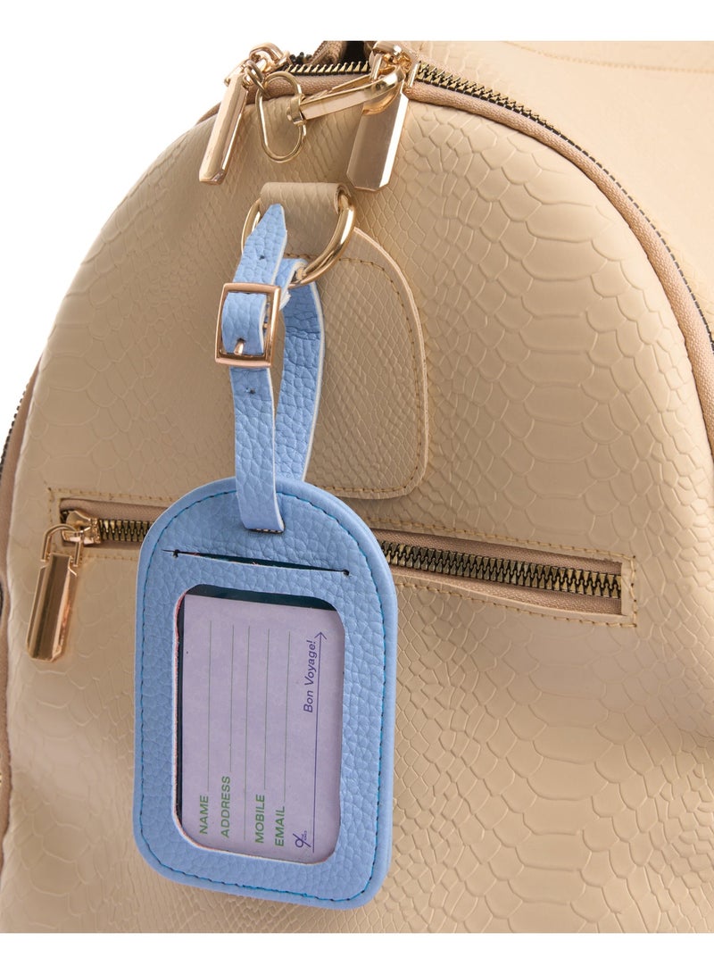 The Nines Luggage Tag "Light Blue" - Image 3