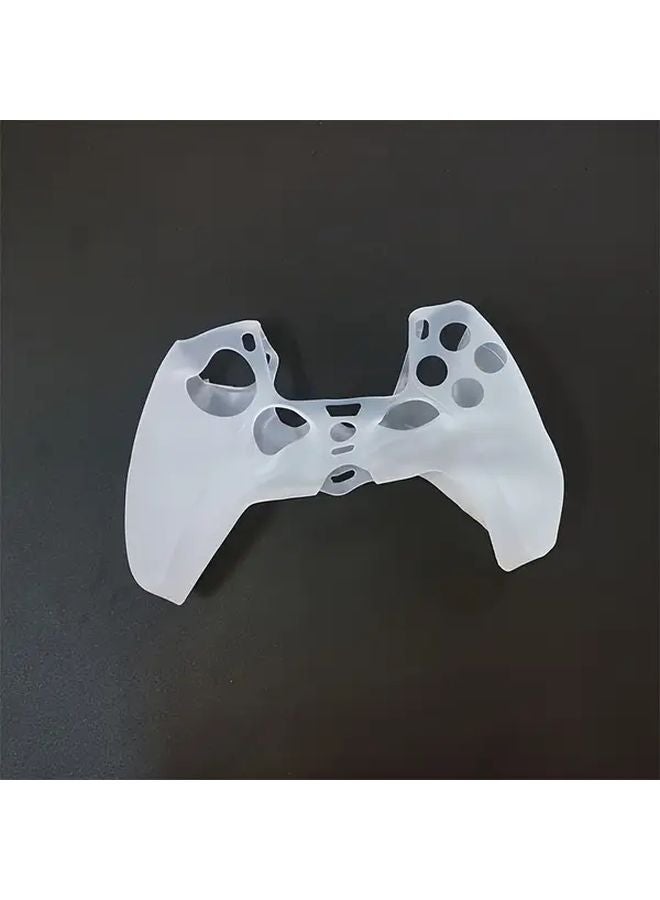 White PS5 Controller Cover Soft Anti Slip Grip Sweat Dust Proof Protective Case - Image 4
