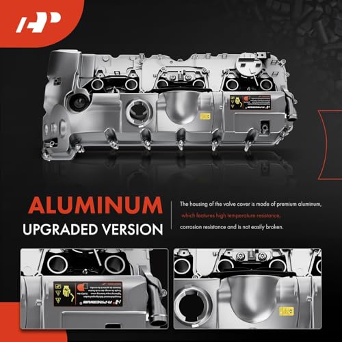 A-Premium Upgraded Aluminum Engine Valve Cover Kit - Compatible with BMW (E60 E70 E82 E83 E84 E89 E90 E92) Model - 2007-2013 - 2.5L 3.0L - 125i 128i 130i 323i 325i 328i 525i 528i 530i X1 X3 X5 Z4 - Image 5