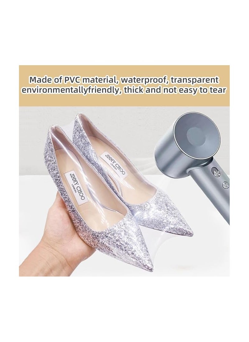 Generic 50pcs XL Shrink Shoe Packaging Bags to Protect Shoes Avoid Yellowing Soles and Keep Dust Out for Wrapping Remote Controls, Soap, Bath Bombs, Candles, Small Gifts, Jars and Crafts  - Image 4
