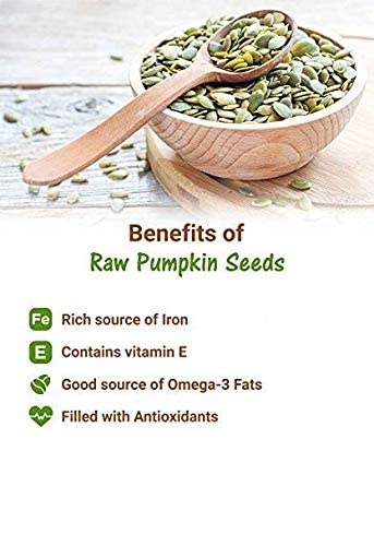 NutriOrganics Raw Pumpkin Seeds for Eating g, Immunity Booster Jumbo Pumpkin Seeds, 500 gram - Image 5