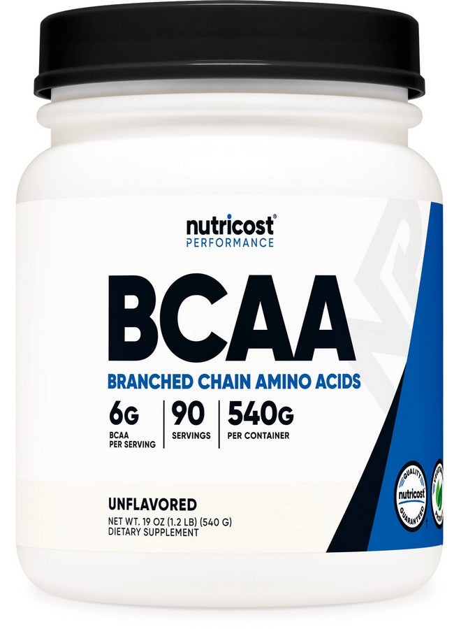 Nutricost Bcaa Powder 2:1:1 (Unflavored 90 Servings) Branched Chain Amino Acids - Image 1