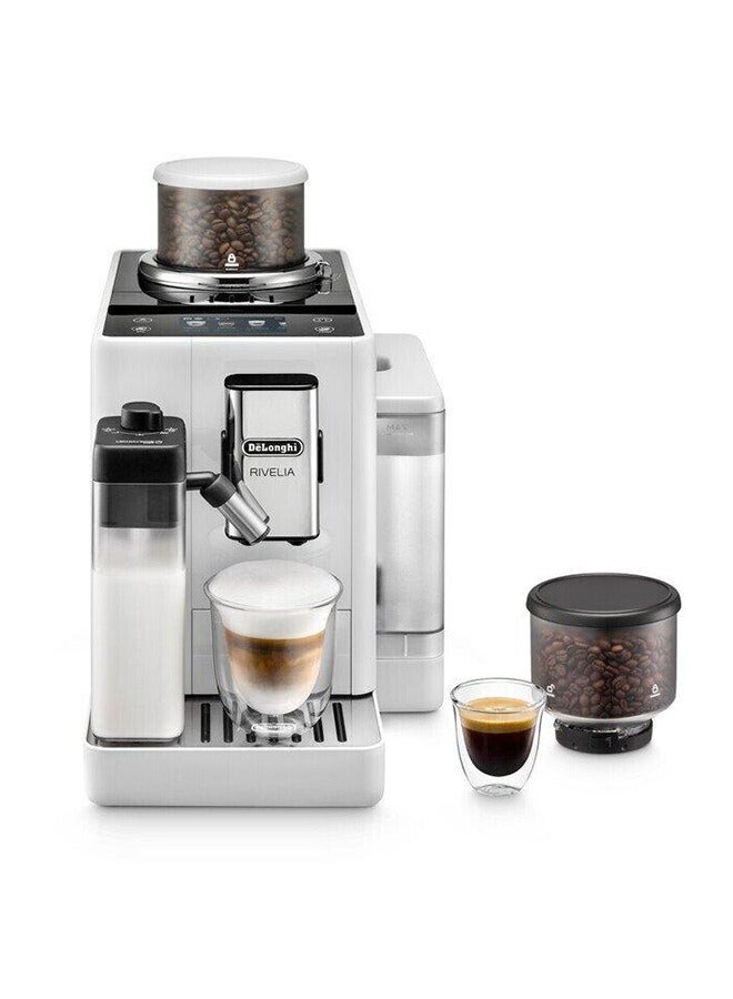 ديلونجي Rivela Coffee Machine 19 Bar 1450W 1.8 L 1450 W EXAM440.55.W White - Image 1