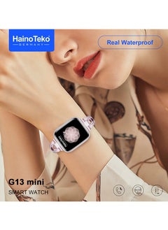 Haino Teko Haino Teko Germany G13 Mini Full Screen AMOLED Display Ladies Smart Watch With 3 Pair Straps and Wireless Charger  - Image 3