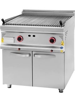 Inox Karacasan Industrial 900 Series Cabinet Natural Gas Lava Stone Grill