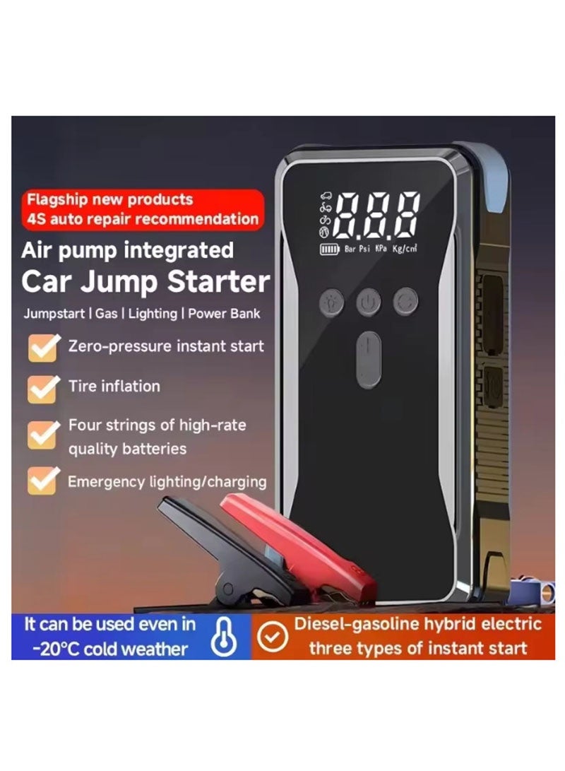 AGD Car Jump Starter ,Power Bank Battery Starter Kit for Cars and Mobile Phones, with Air Blower, Emergency Lighting, Multi-Use - Image 5