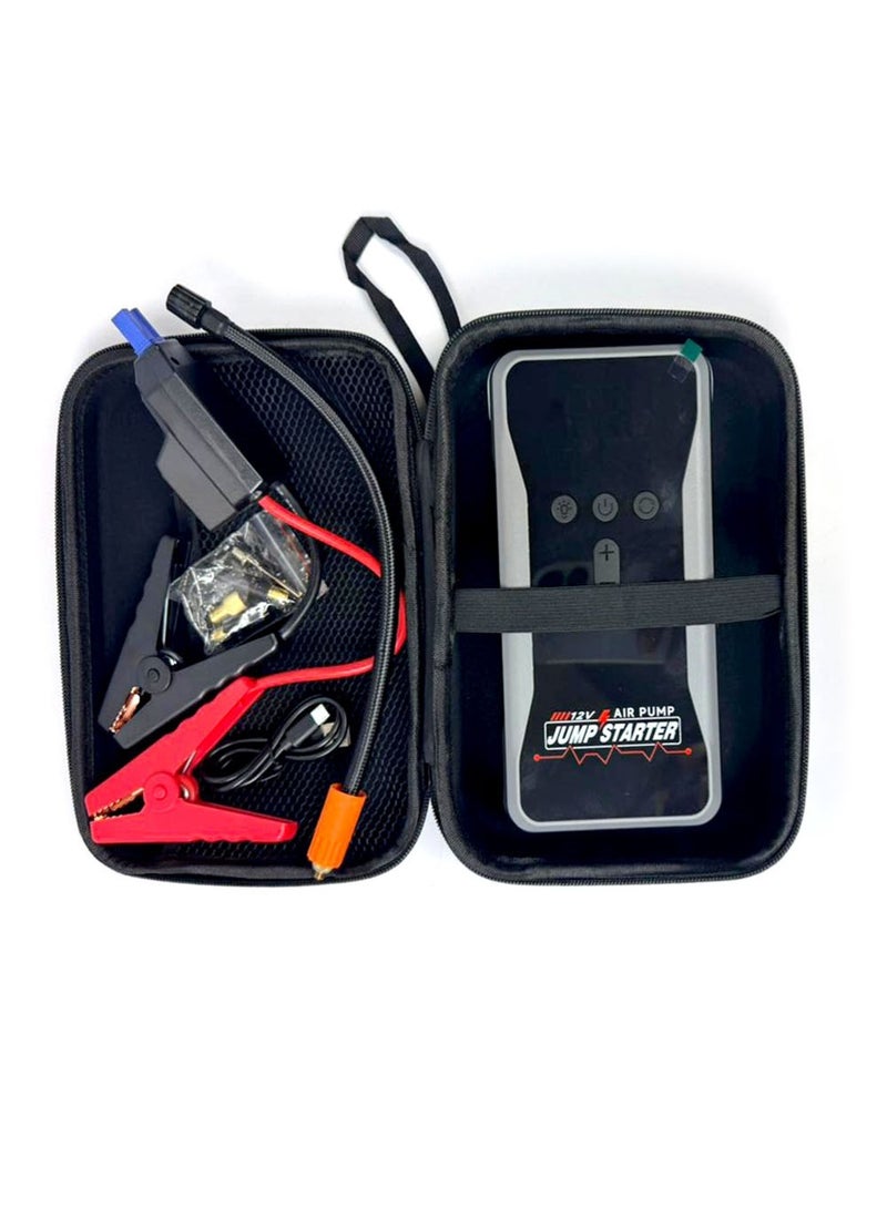 AGD Car Jump Starter ,Power Bank Battery Starter Kit for Cars and Mobile Phones, with Air Blower, Emergency Lighting, Multi-Use - Image 2