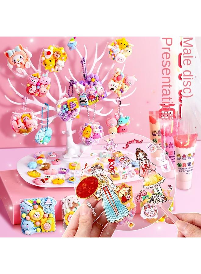 Bluejw Cream Gel Goo Card Suit Gula Card Sticker Material Diy Manual Card Account Goo Ka Deluxe Edition Puzzle - Image 3